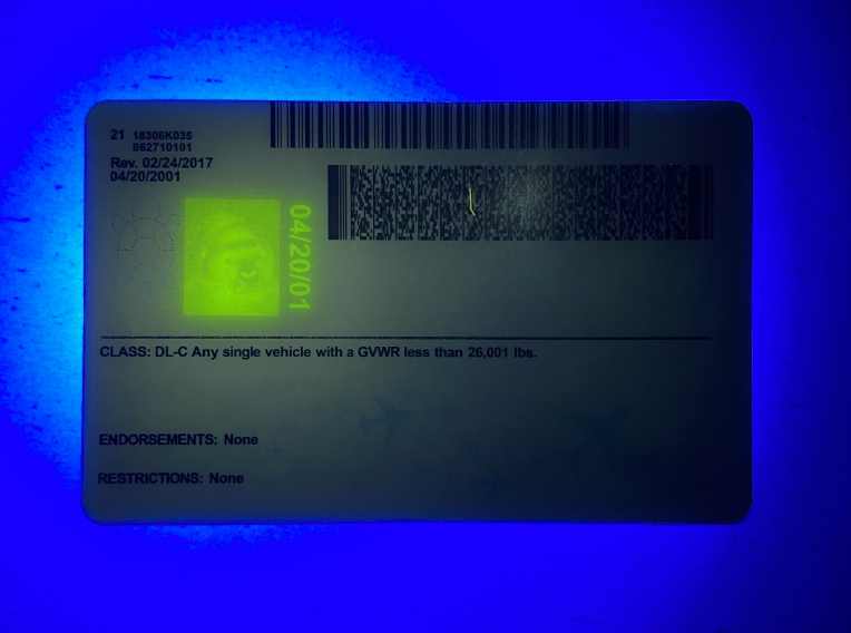 Kansas Fake ID UV