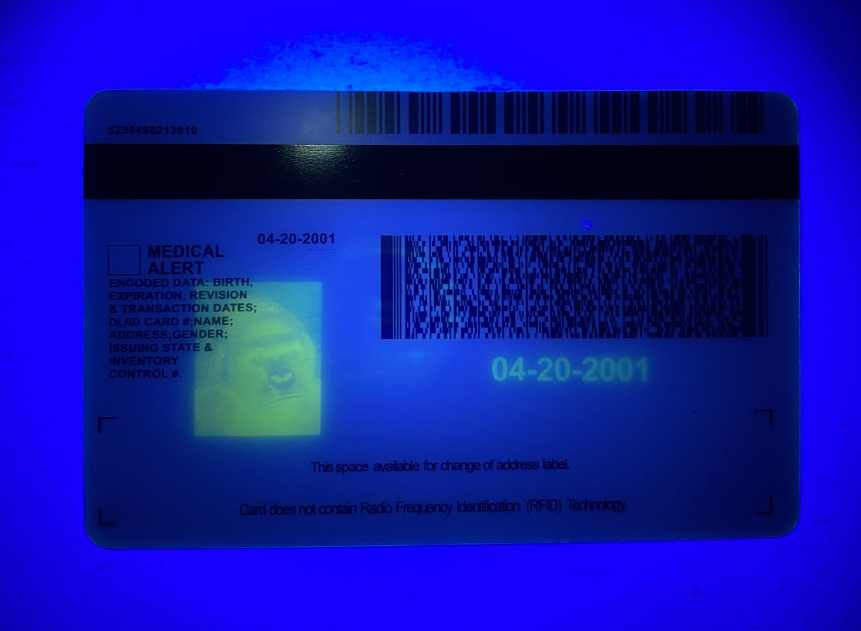 Michigan Fake ID UV
