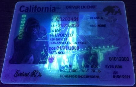 California Fake ID UV