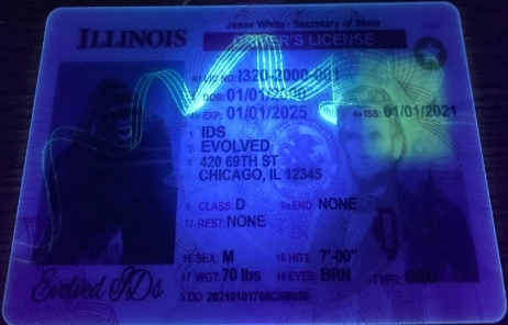 Illinois Fake ID UV