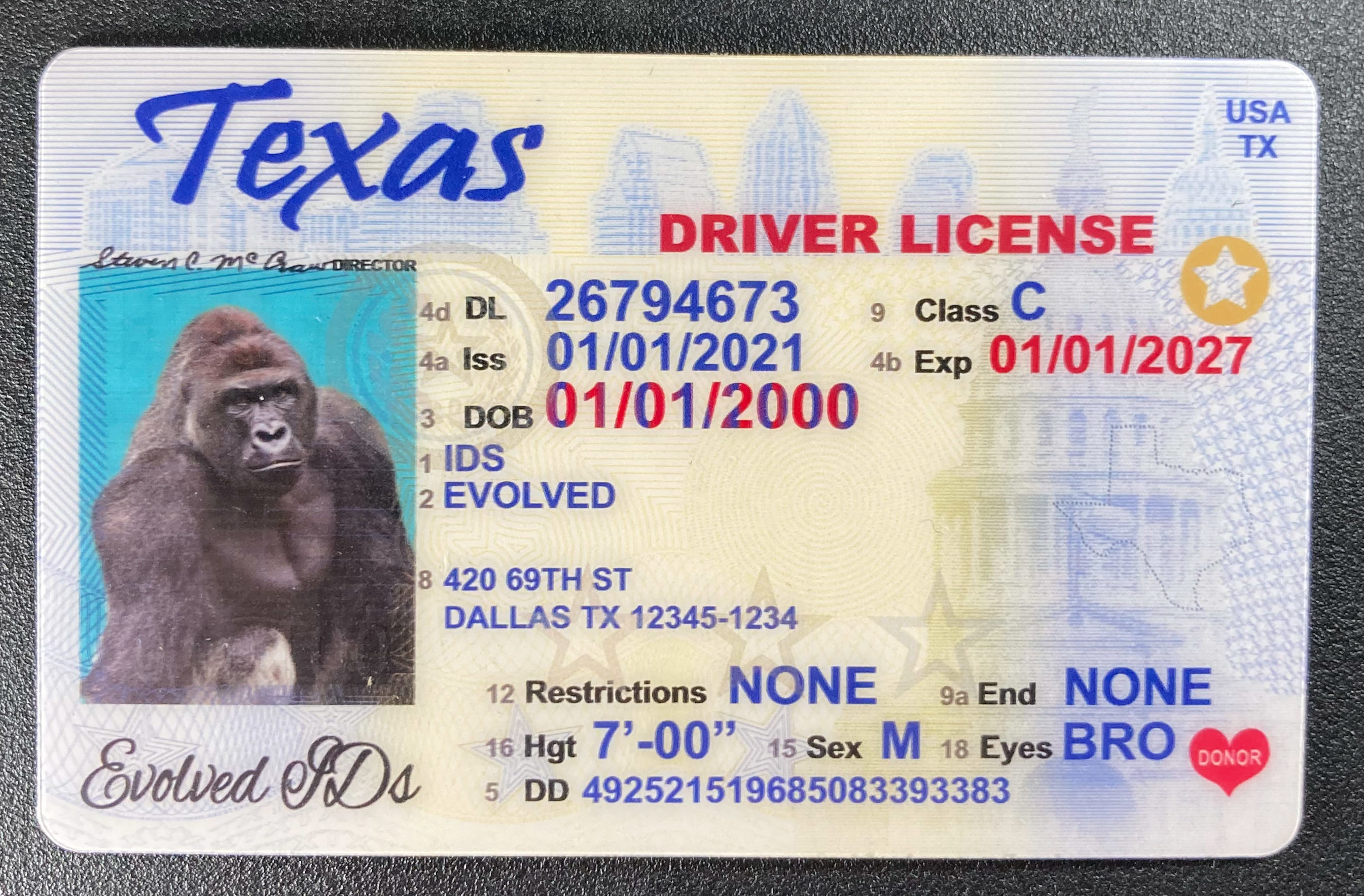 Texas Fake ID